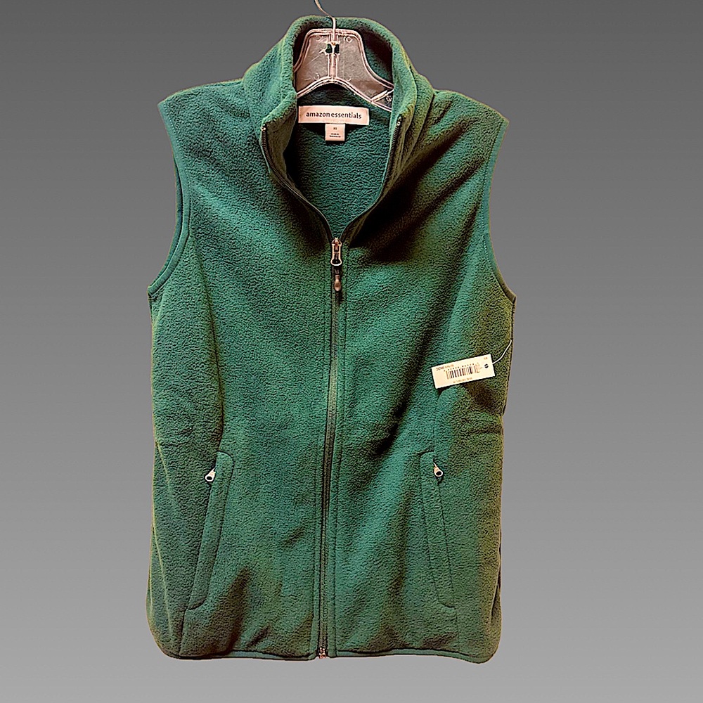 NWT Amazon Essentials‎ Women's Classic-Fit Sleeveless Polar Soft Fleece Vest XS